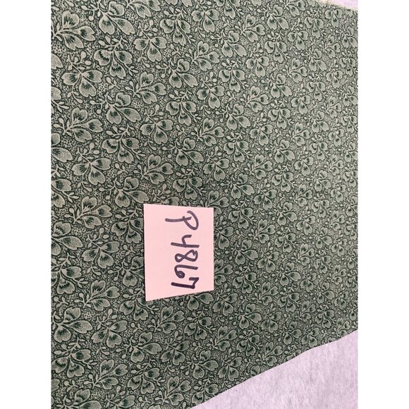Floral Green Cotton Fabric Fat Quarter 18x21" Quilting Sewing Craft Supplies - Picture 9 of 9
